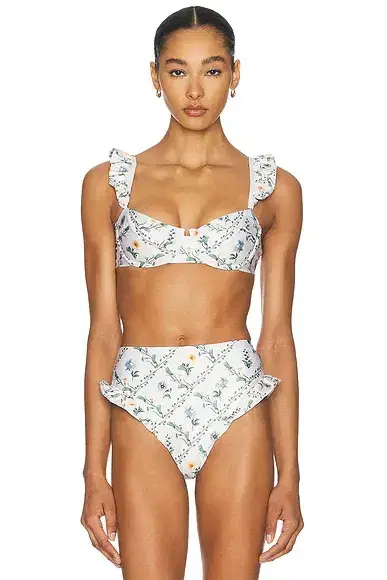 Agua by Agua Bendita Kiwi Bikini Top