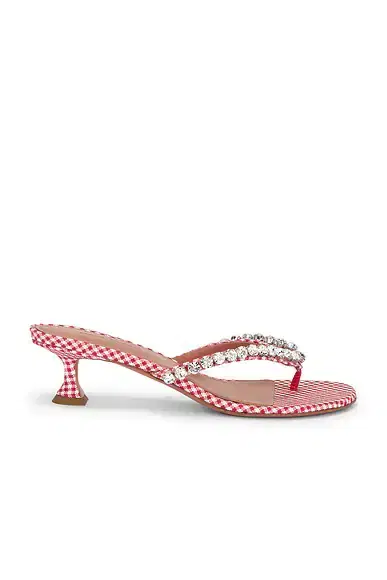 Amina Muaddi Gigi 45 Thong Sandal