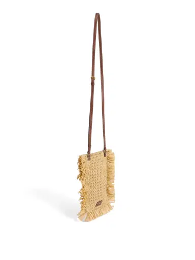Anya Hindmarch Raffia Crossbody Phone Pouch | Thumbnail 2 Anya Hindmarch Raffia Crossbody Phone Pouch | Thumbnail 2