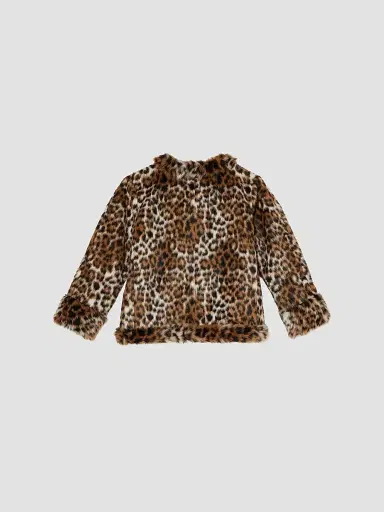 Marc Jacobs Women's Faux Fur Leopard Print Jacket - Brown Multi | Thumbnail 5