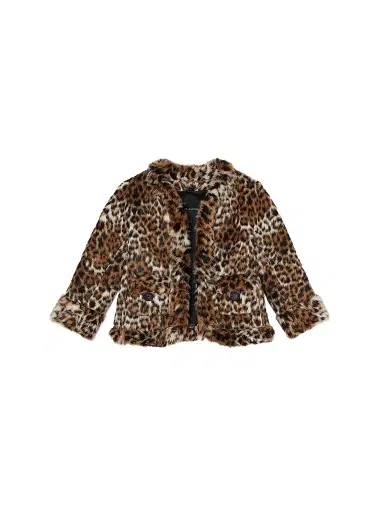 Marc Jacobs Women's Faux Fur Leopard Print Jacket - Brown Multi | Thumbnail 1