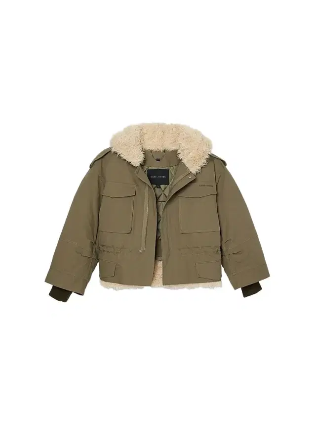 Women's Crop Cargo Parka - Utility Khaki