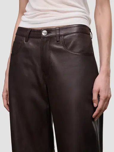 Staud Women's Gus Leather Pants | Thumbnail 5 Staud Women's Gus Leather Pants | Thumbnail 5