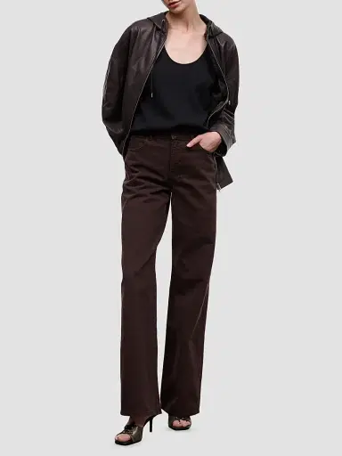 Staud Women's Gondola Hooded Leather Jacket | Thumbnail 2