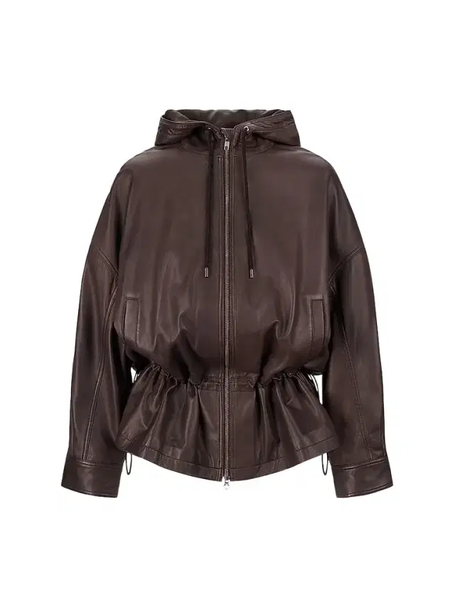Staud Women's Gondola Hooded Leather Jacket