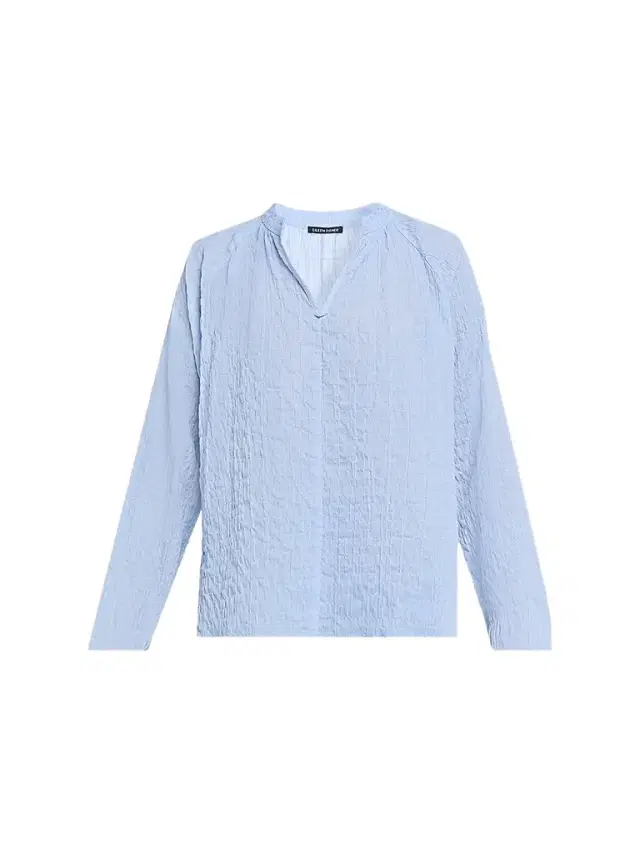 Eileen Fisher Women's Puckered Raglan-Sleeve Top - Cornflower