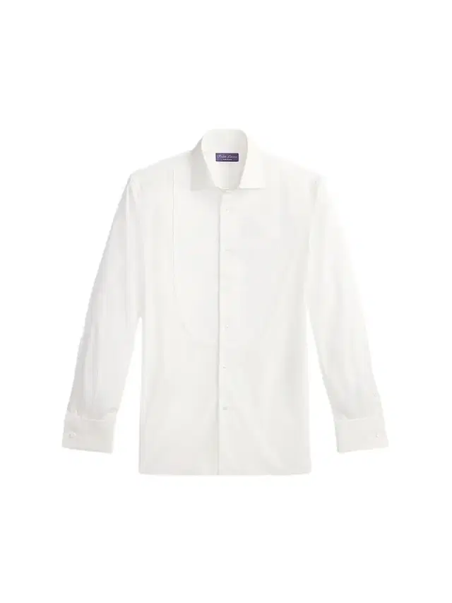 Ralph Lauren Purple Label Men's Sea Island Cotton Poplin Tuxedo Shirt - White