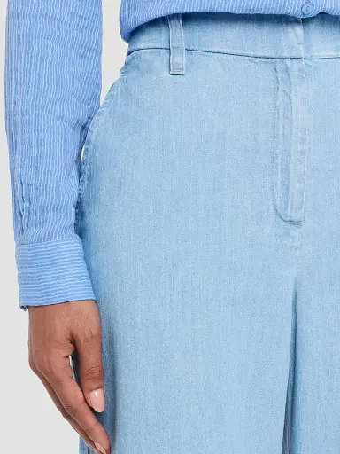Eileen Fisher Women's Denim Full-Length Trousers | Thumbnail 5 Eileen Fisher Women's Denim Full-Length Trousers | Thumbnail 5