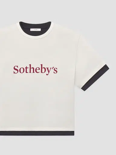 Frame Women's x Sotheby's Layered Cotton T-Shirt - Cream Multi | Thumbnail 5 Frame Women's x Sotheby's Layered Cotton T-Shirt - Cream Multi | Thumbnail 5
