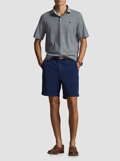 Polo Ralph Lauren Men's Houndstooth Cotton Interlock Short-Sleeve Polo Shirt | Thumbnail 2