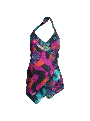 Dries Van Noten Women's Cussia Halter Wrap Top | Thumbnail 1 Dries Van Noten Women's Cussia Halter Wrap Top | Thumbnail 1