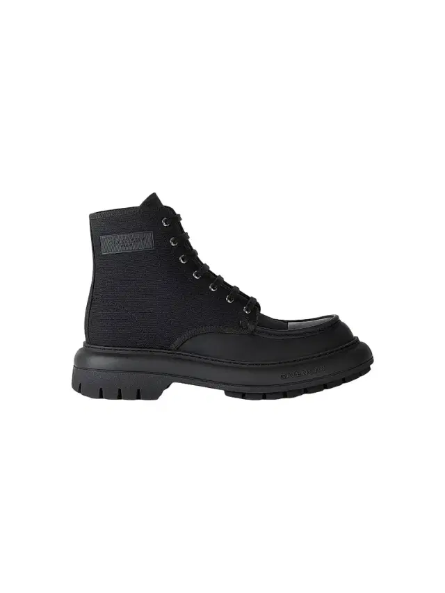 Givenchy Men's Cargo Desert Boots in Canvas and Gum Leather