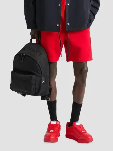 Givenchy Men's Couture Seam Bermuda Shorts in Scuba with Gros Grain - Red - Size XXL | Thumbnail 3 Givenchy Men's Couture Seam Bermuda Shorts in Scuba with Gros Grain - Red - Size XXL | Thumbnail 3