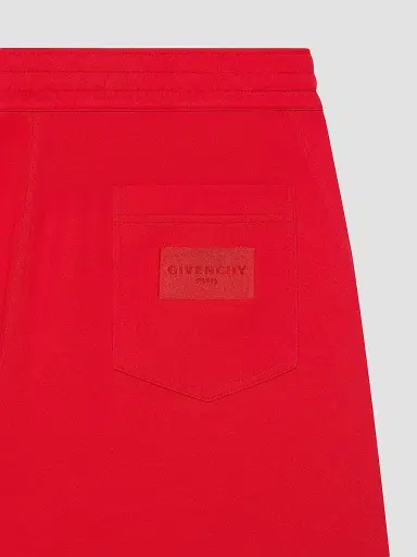 Givenchy Men's Couture Seam Bermuda Shorts in Scuba with Gros Grain - Red - Size XXL | Thumbnail 5 Givenchy Men's Couture Seam Bermuda Shorts in Scuba with Gros Grain - Red - Size XXL | Thumbnail 5
