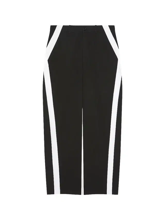 Givenchy Men's Couture Seam Pants in Cotton with Gros Grain Detail - Black - Size 38