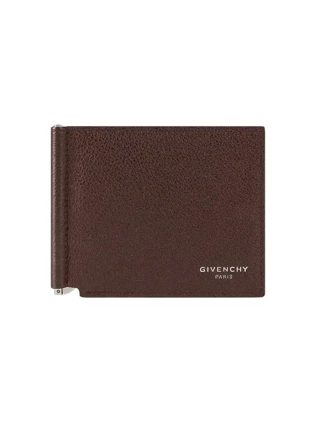 Givenchy Men's Wallet in Grained Leather with Clip