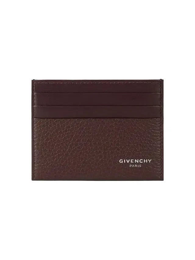 Givenchy Men's Card Holder in Grained Leather