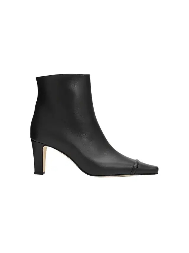 Women's Vivecal 70MM Leather Ankle Boots - Black