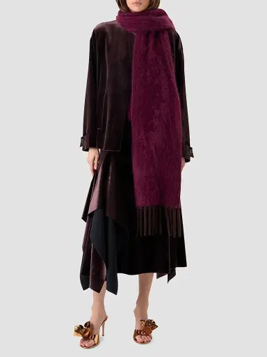 Akris Women's Cashmere Fringed Scarf | Thumbnail 2 Akris Women's Cashmere Fringed Scarf | Thumbnail 2