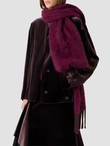 Akris Women's Cashmere Fringed Scarf | Thumbnail 3 Akris Women's Cashmere Fringed Scarf | Thumbnail 3