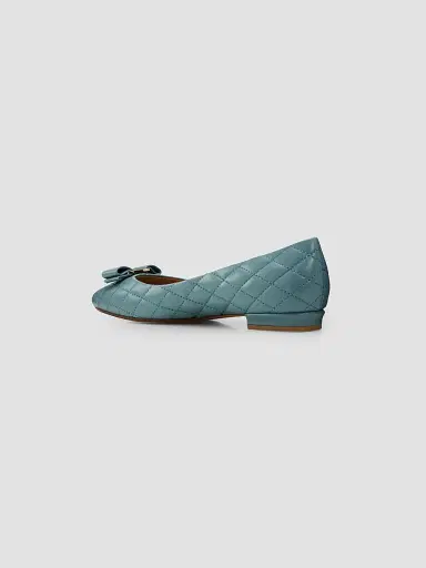 Ferragamo Women's Varina Quilted Leather Ballet Flats | Thumbnail 4 Ferragamo Women's Varina Quilted Leather Ballet Flats | Thumbnail 4