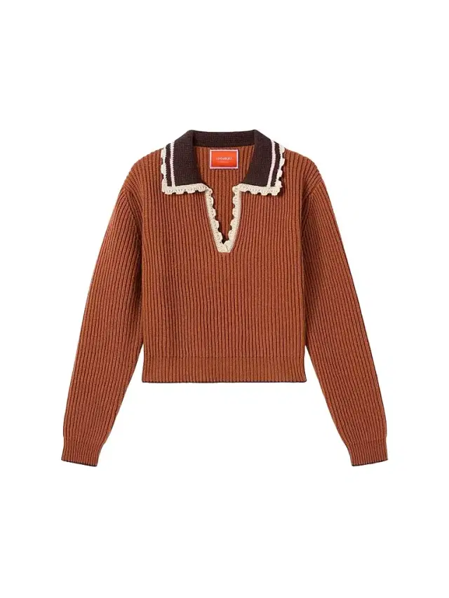 La DoubleJ Women's Picket High Sweater - Solid Tobacco