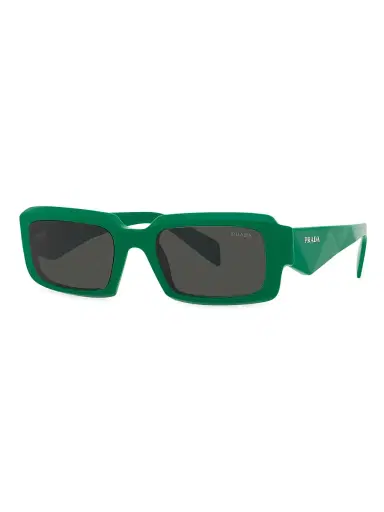 Prada Women's 54MM Rectangular Sunglasses - Dark Green | Thumbnail 2