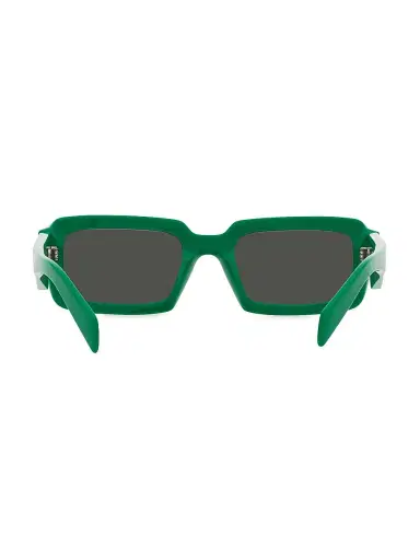 Prada Women's 54MM Rectangular Sunglasses - Dark Green | Thumbnail 6