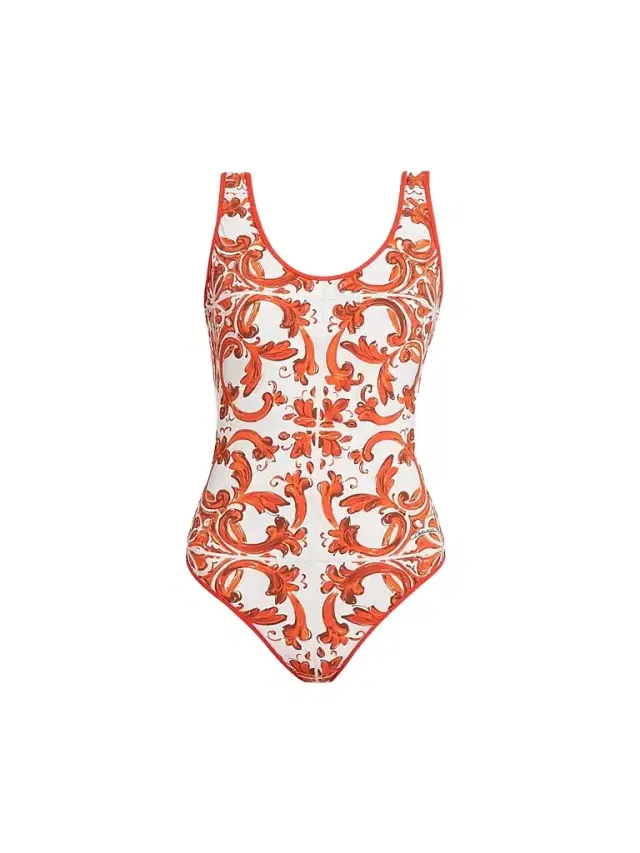 Women's St. Maiolica One-Piece Swimsuit - Maiolica Arancion