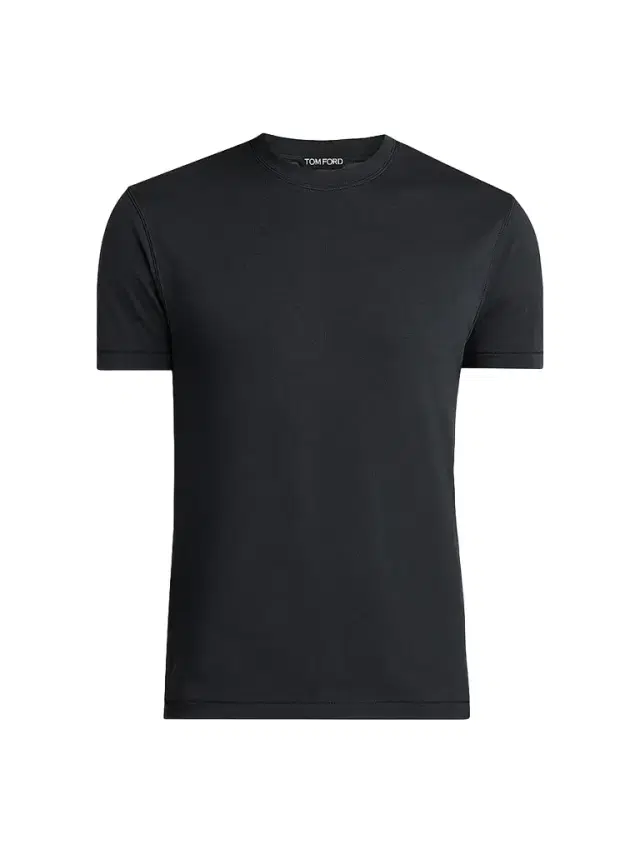 Men's Jersey Crewneck T-Shirt - Black