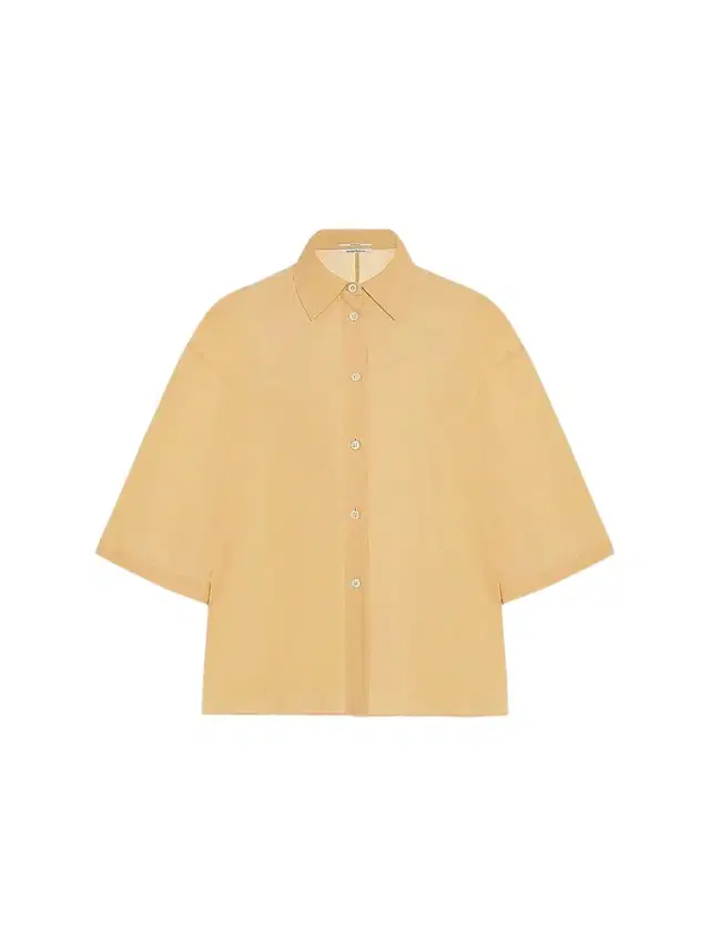 Another Tomorrow Women's Voile Short Sleeve Shirt - Mimosa