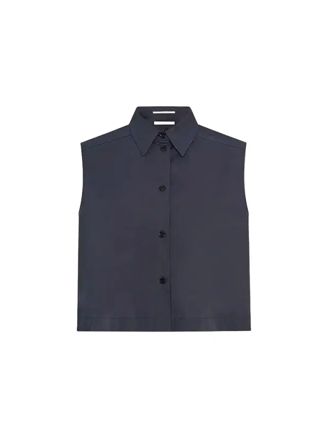 Another Tomorrow Women's Cropped Sleeveless Shirt - Midnight