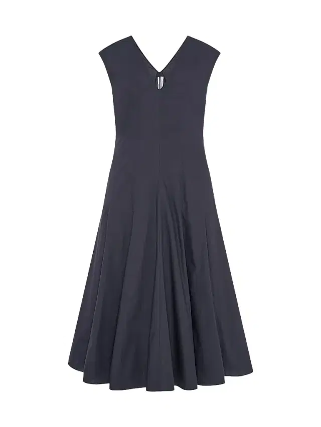 Another Tomorrow Women's V-Neck Day Dress - Midnight