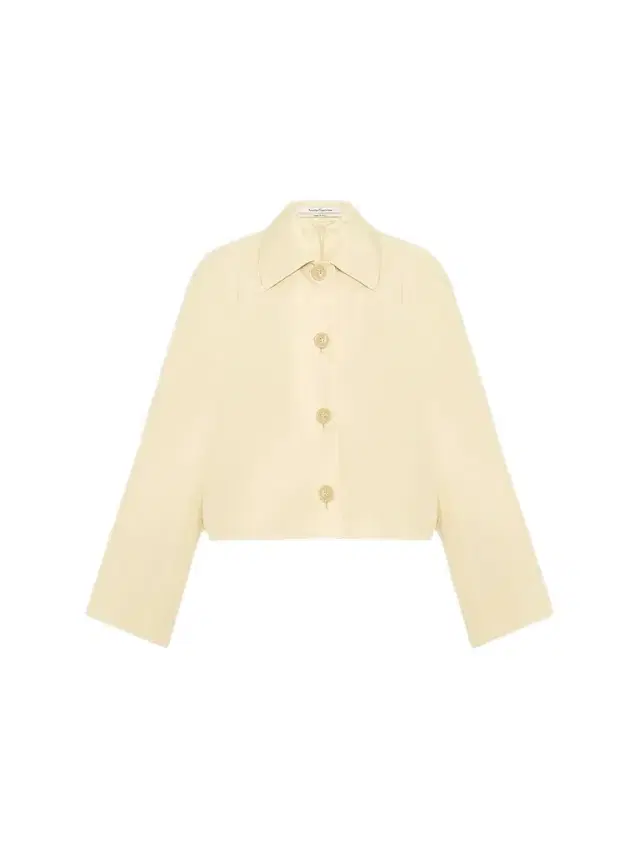 Another Tomorrow Women's Short Balmacaan Jacket - Sand