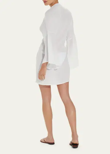 Vix Solid Perola Knot Short Coverup | Thumbnail 3