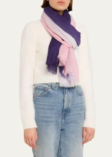 Sofia Cashmere Cashmere Ombre Scarf | Thumbnail 3 Sofia Cashmere Cashmere Ombre Scarf | Thumbnail 3