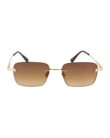 Tom Ford Men's Jake Rimless Rectangular Metal Sunglasses | Thumbnail 1