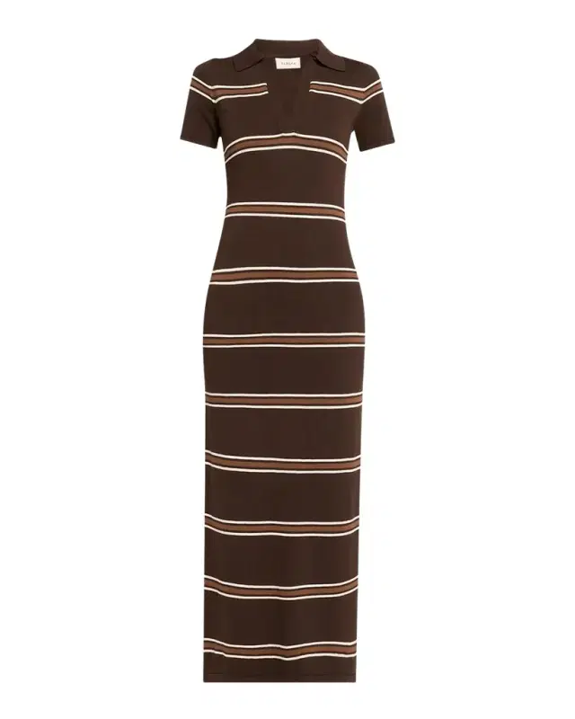 SEROYA Sam Striped Maxi Dress