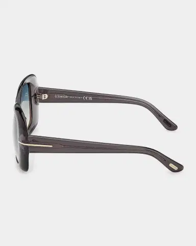 Tom Ford Sandra-02 52MM Square Sunglasses | Thumbnail 4 Tom Ford Sandra-02 52MM Square Sunglasses | Thumbnail 4