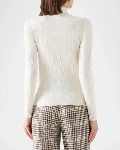 Akris punto Wool Textured Knit Sweater | Thumbnail 3