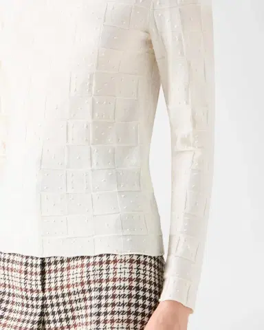 Akris punto Wool Textured Knit Sweater | Thumbnail 5