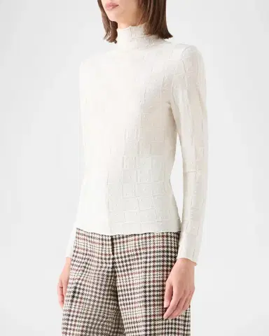 Akris punto Wool Textured Knit Sweater | Thumbnail 6