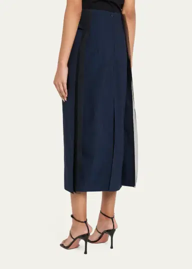 A.W.A.K.E. MODE Paneled Midi Skirt | Thumbnail 3