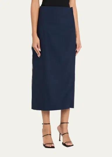 A.W.A.K.E. MODE Paneled Midi Skirt | Thumbnail 4
