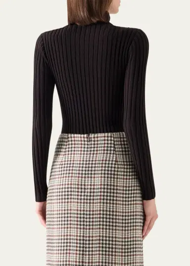 Akris punto Wool Knit Turtleneck Sweater | Thumbnail 3
