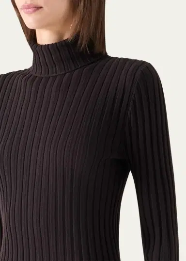 Akris punto Wool Knit Turtleneck Sweater | Thumbnail 5