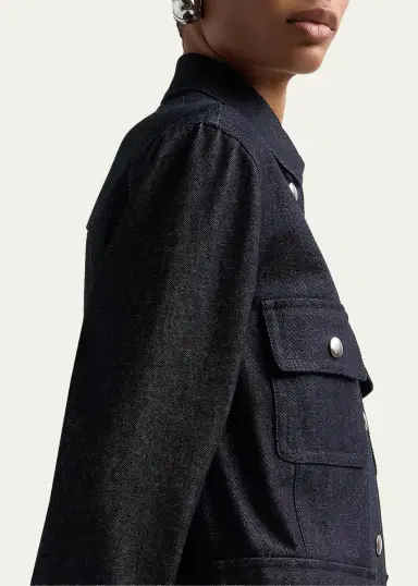 Proenza Schouler White Label Stella Stretch-Cotton Twill Jacket | Thumbnail 5