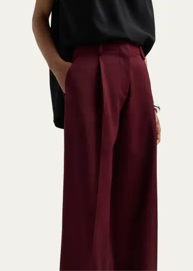 Proenza Schouler White Label Halima Wool Gabardine Pants | Thumbnail 3