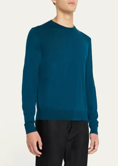 Rick Owens en's erino Wool Crewneck Sweater | Thumbnail 4