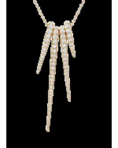 Melissa Kaye 18K Yellow Gold Lola Needle Pendant Necklace | Thumbnail 2